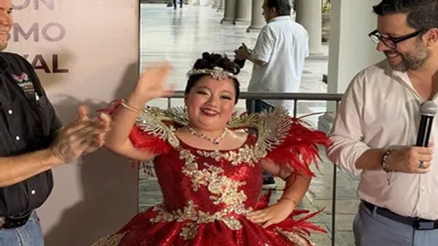 ¡Papaqui y emoción por la corona! Regina y Luis celebran su inscripción al Carnaval de Veracruz 2027