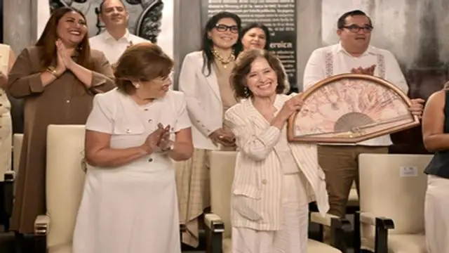 ¡María Rojo es visitante distinguida en Veracruz! (+video/fotos)