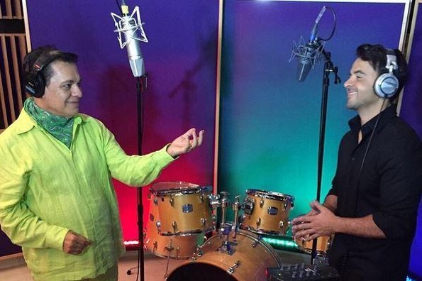 Luis Fonsi graba con Juan Gabriel "Te lo pido por favor"