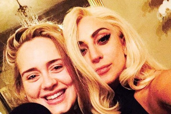 ¿Qué hacían juntas Lady Gaga y Adele?