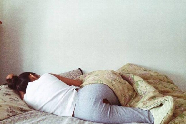 Instagram elimina la foto compartida de su menstruación y ella le responde