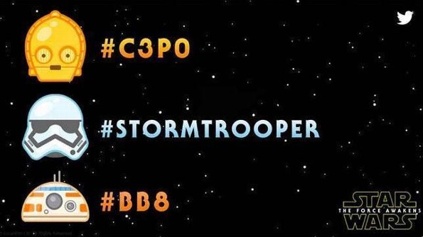  Twitter lanza emojis de Star Wars