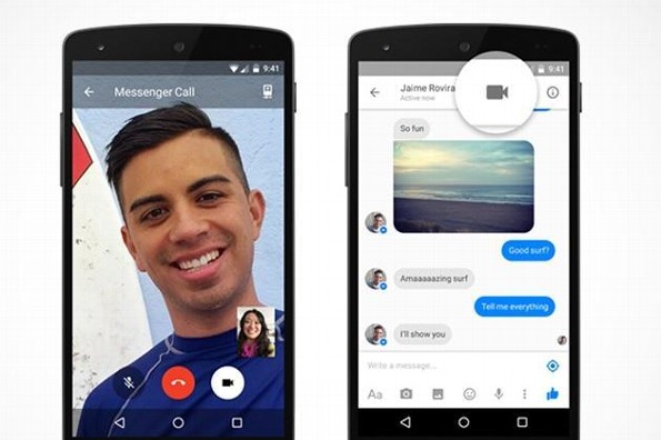 Videollamadas llegan a la app de Facebook Messenger