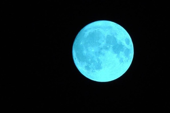 Este viernes se efectuará "La luna azul" un fenómeno que se repite cada tres años