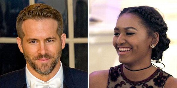 Captan a la "coqueta" hija de Obama y Ryan Reynolds