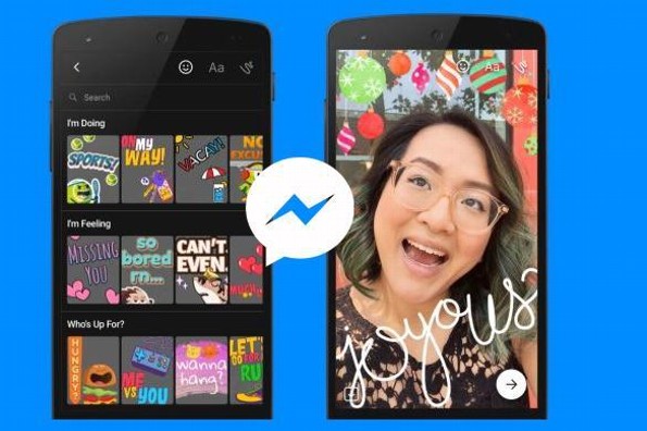 Descubre la nueva cámara de Facebook Messenger ¡incluye filtros y stickers! (VIDEO)