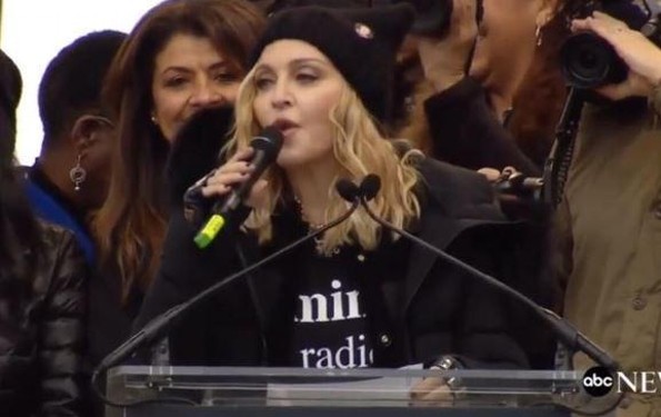 Madonna encabeza protestas contra Trump ¡con sorpresivo discurso! (VIDEO)