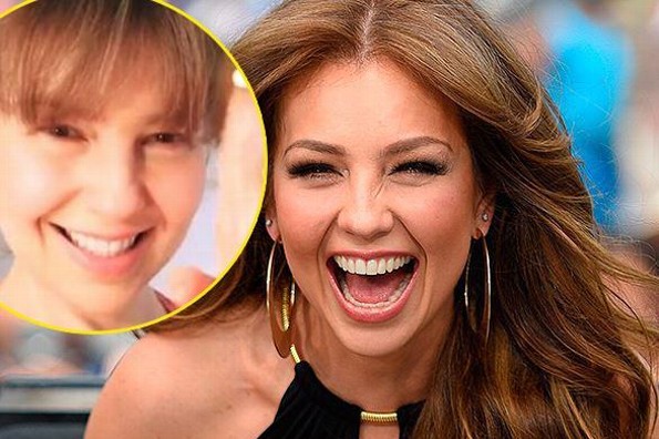 ¡Irreconocible! Así luce Thalía a sus 45 años ¡y sin maquillaje! (FOTOS)