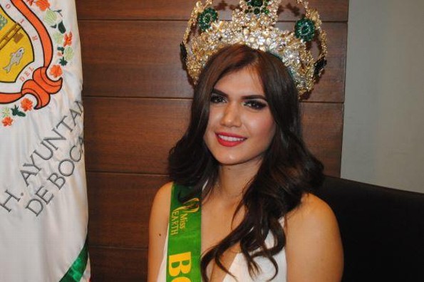 Miriam Carballo representante de Boca del Río en la final de Miss Earth Veracruz 2017