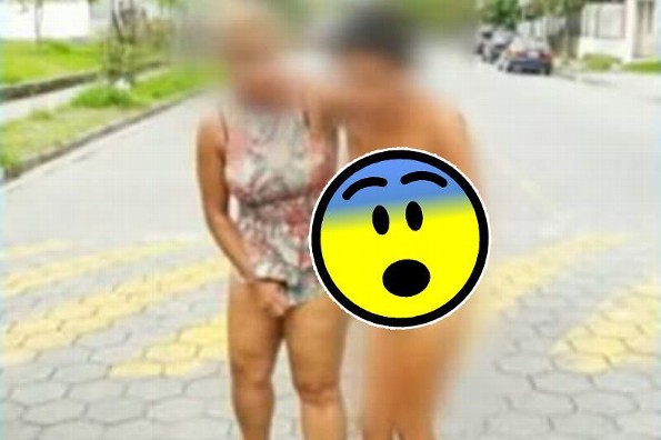 ¡Ups! Atrapa a la amante de su marido y la obliga a caminar ¡desnuda en la calle! (VIDEO)