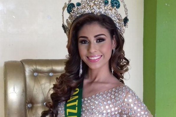 Banda y corona de Miss Earth Coatzacoalcos para Fernanda Jiménez (FOTO)