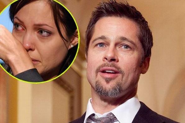 ¡Zas! ¡Brad Pitt no cree en las lágrimas de Angelina Jolie! (VIDEO)