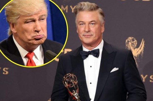 "Señor presidente, aquí está su Emmy": Alec Baldwin gana premio por imitación de Trump