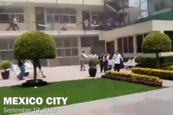 Circula video de los últimos momentos del Colegio Enrique Rébsamen antes caer  