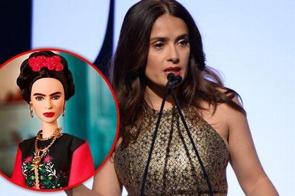 ¡Se enojó! Salma Hayek critica la nueva Barbie inspirada en Frida Kahlo (+FOTOS)
