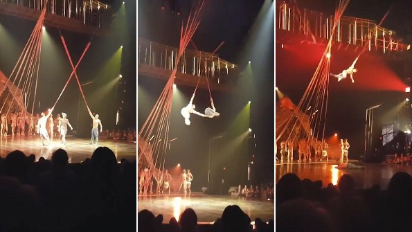 Acróbata de Cirque du Soleil muere tras caer en plena actuación (+VIDEO)