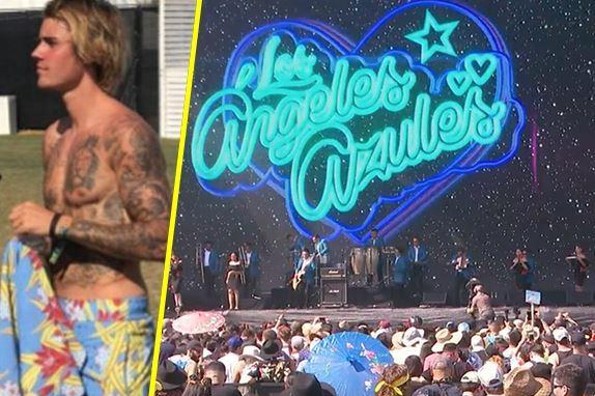 Justin Bieber baila al ritmo de Los Ángeles Azules en Coachella ¡y se vuelve viral!  