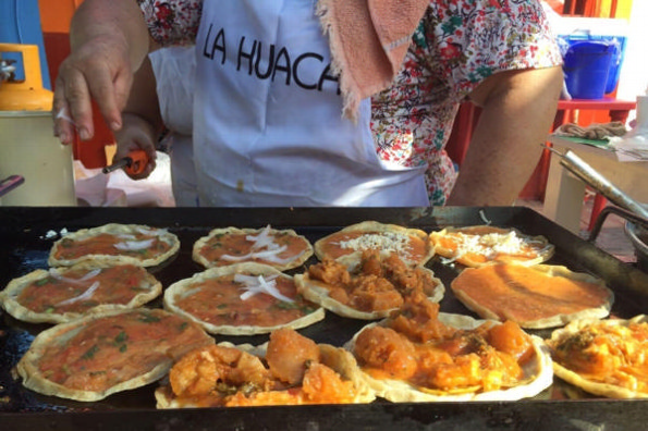 Las picadas de camarón en el Festival de la Gorda y la Picada en Veracruz