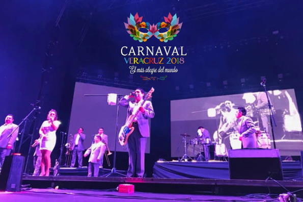 Los Ángeles Azules destacan en el Carnaval de Veracruz 2019 #VIDEO