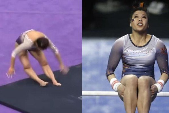 Joven gimnasta se rompe las dos piernas en su rutina #VIDEO