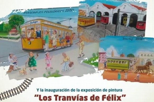 Exponen pinturas de tranvías en Museo de la Ciudad de Veracruz