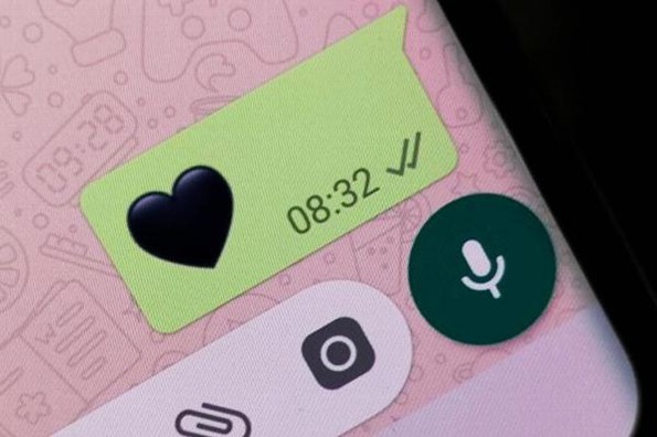 Esto significa el corazón negro de Whatsapp 