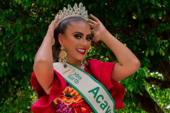 Aliné Cabrera Pérez es Miss Earth Acayucan 2020
