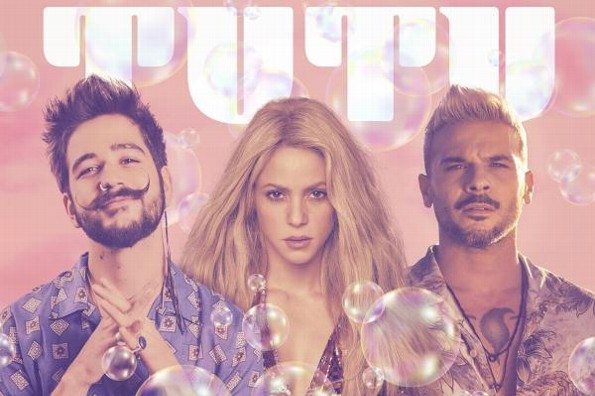 Shakira presenta su colaboración con Camilo y Pedro Capó en ´Tutu´ 