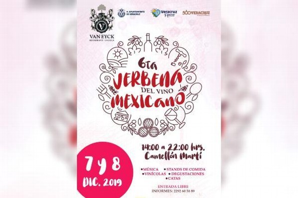 Anuncian Sexta Verbena del Vino Mexicano en Veracruz 