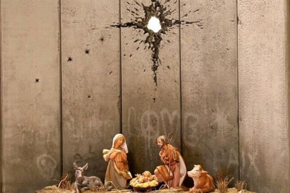 Banksy presenta su última obra 