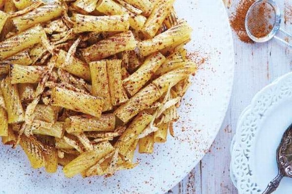 Receta de hoy: Pasta con pollo y canela