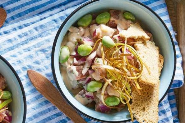 Receta de hoy: Ceviche de atún fresco  Receta de hoy: Ceviche de atún fresco