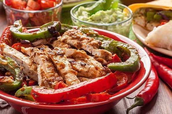 Receta de hoy: Fajitas de pollo