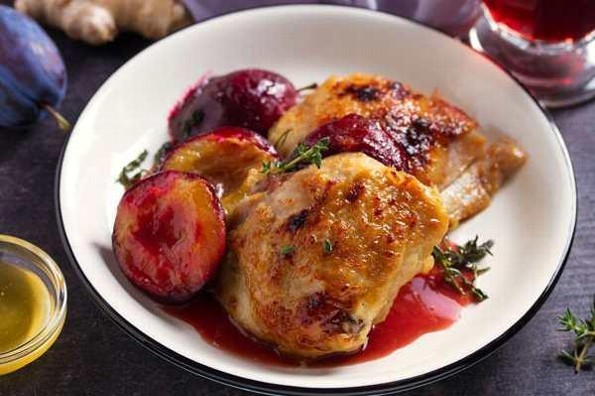Receta de hoy: Pollo al vino tinto