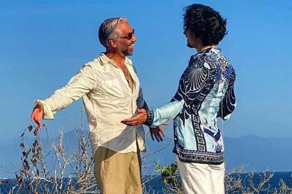 Alejandro Fernández aprovecha el confinamiento para limar asperezas con su hijo Alex (+fotos)