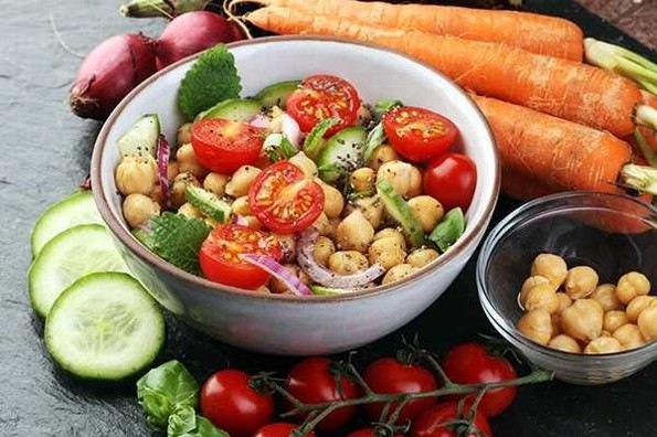 Receta de hoy: Ensalada de garbanzos