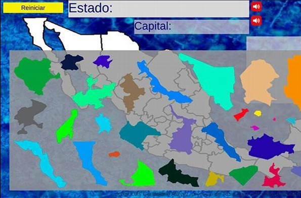 Crean rompecabezas interactivo de la República Mexicana