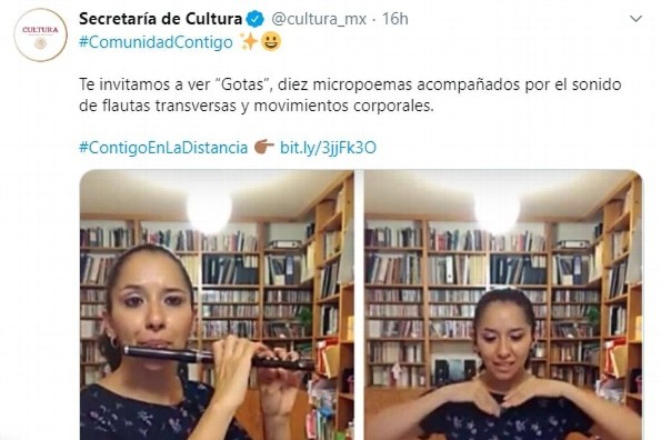 Ola de albures y burlas por tuit de la Secretaría de Cultura de México