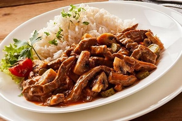 Receta de hoy: Fajitas en chile pasilla