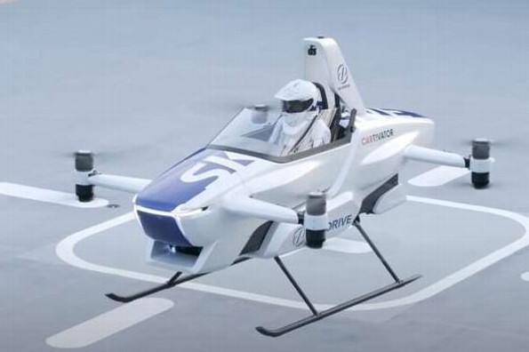 Compañía japonesa prueba por primera un auto volador tripulado (+video)