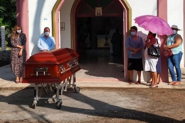 Homenaje y último adiós a Alfredo Palacios en Ángel R. Cabada, Veracruz