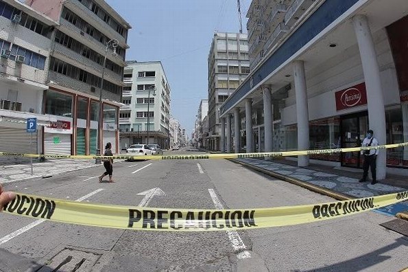 Cierran calles del Centro de Veracruz, checa cuáles son