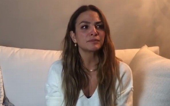 Fabiola Campomanes está herida del rostro (+video)