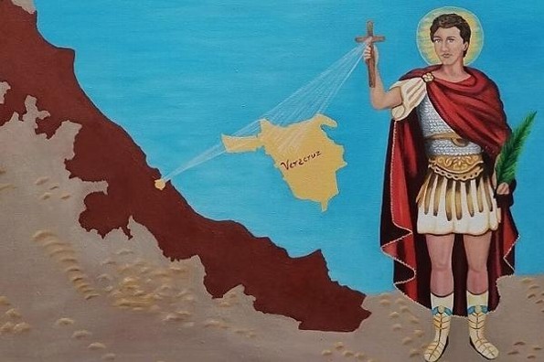Misa con acompañamiento plástico In Memoriam a San Sebastián