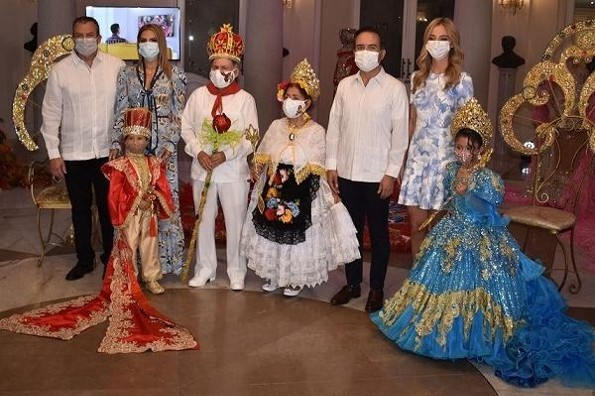 Coronación de los reyes del Carnaval virtual de Veracruz 2021