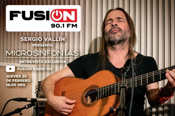 Sergio Vallín, integrante de Maná, presenta Microsinfonías