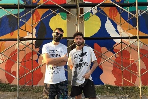 Muralistas plasman arte en edificios de El Morro, en Boca del Río (+fotos/video)