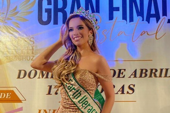 Piloto Naval gana el certamen de belleza Miss Earth Veracruz 2021