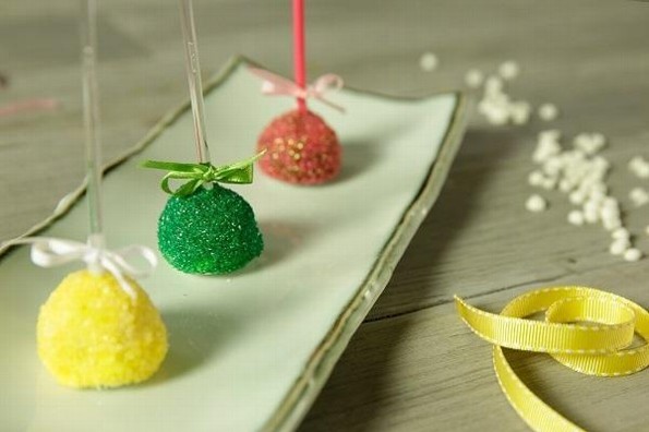 Receta de hoy: Mini manzanas cubiertas de chocolate y azúcar