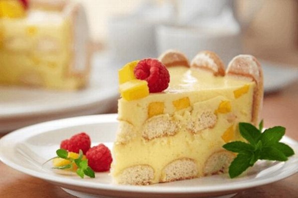 Receta de hoy: Carlota de mango 